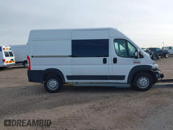 2021 Ram ProMaster Cargo with VIN 3C6LRVBG4ME542149, listed as a IAAI auction lot 41593841 with 70,022 mi miles. Bid and sale history available at carsss.com. Image 14.