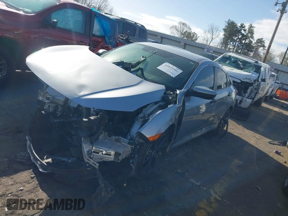 2020 Honda Civic Sedan Sport with VIN 2HGFC2F83LH584955, listed as a IAAI auction lot 41832904 with Not Provided miles. Bid and sale history available at carsss.com. Image 2.