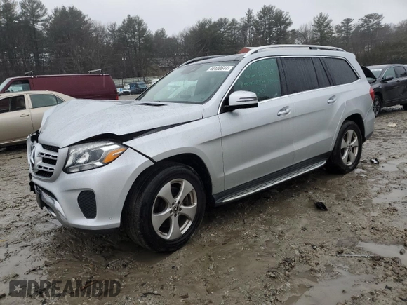 2017 Mercedes-Benz GLS 450 with VIN 4JGDF6EE2HA972787, listed as a Copart auction lot 40180644 with 47,098 mi miles and . Bid and sale history available at DreamBid. Image 1.