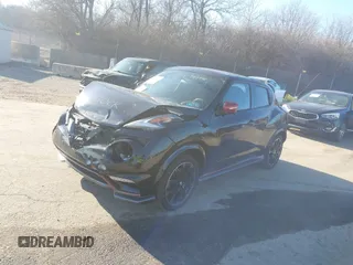 2015 Nissan Juke SV with VIN JN8AF5MV6FT565998, listed as a IAAI auction lot 41773062 with 153,208 mi miles. Bid and sale history available at carsss.com. Image 2.