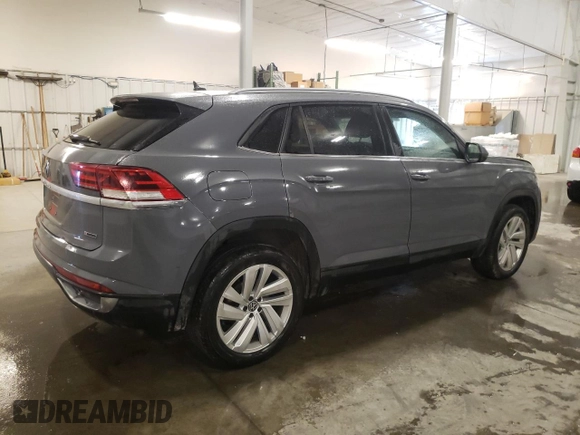 2020 Volkswagen Atlas SE with VIN 1V26C2CA6LC203056, listed as a Copart auction lot 41864945 with 76,685 mi miles and Salvage title. Bid and sale history available at DreamBid. Image 3.