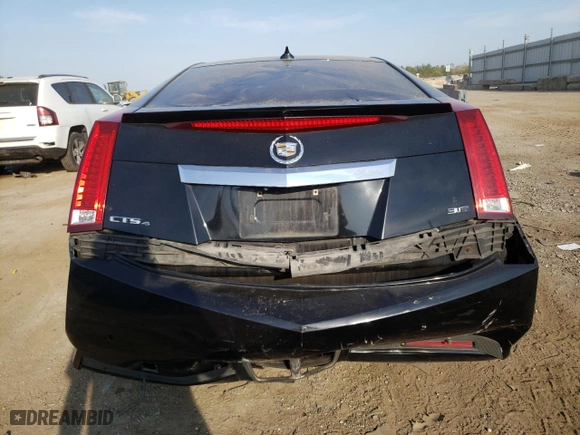 2012 Cadillac CTS Coupe Premium with VIN 1G6DS1E39C0103252, listed as a Copart auction lot 72157814 with 186227 miles and Salvage Title. Bid and sale history available at carsss.com. Image 6.