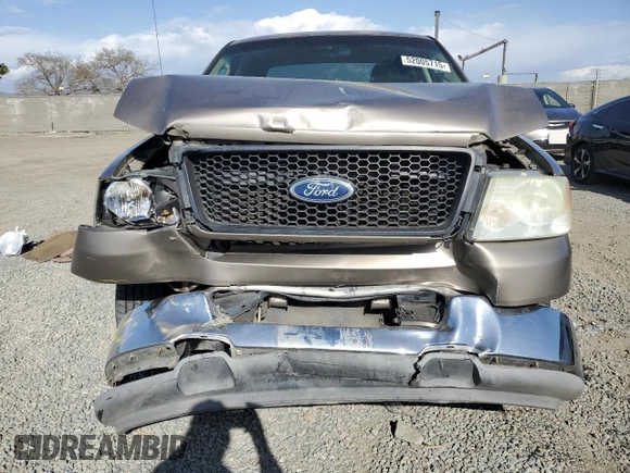 2004 Ford F-150 XLT with VIN 1FTRW12W54KD17862, listed as a Copart auction lot 52005715 with 0 mi miles and Salvage Title. Bid and sale history available at carsss.com. Image 5.