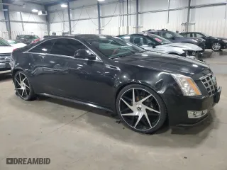 2013 Cadillac CTS Coupe Premium with VIN 1G6DS1E39D0100885, listed as a Copart auction lot 43530745 with 121,045 mi miles and Salvage Title. Bid and sale history available at carsss.com. Image 4.