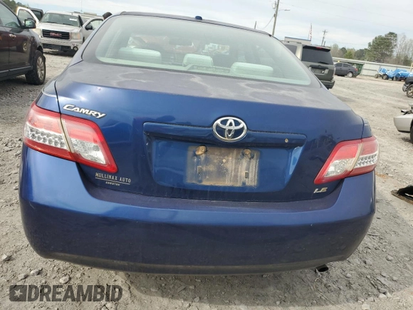2011 Toyota Camry LE with VIN 4T1BF3EK9BU593335, listed as a Copart auction lot 50607515 with 304,938 mi miles and Salvage Title. Bid and sale history available at carsss.com. Image 6.