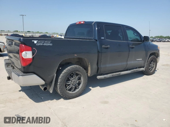 2014 Toyota Tundra SR5 with VIN 5TFEM5F17EX076045, listed as a Copart auction lot 53031285 with 104,783 mi miles and Salvage title. Bid and sale history available at DreamBid. Image 3.