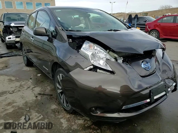 2017 Nissan LEAF S with VIN 1N4BZ0CP8HC302398, listed as a Copart auction lot 50421905 with 31,220 mi miles and Salvage Title. Bid and sale history available at carsss.com. Image 14.