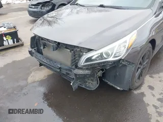 2017 Hyundai Sonata 2.4L with VIN 5NPE24AFXHH587851, listed as a IAAI auction lot 41619232 with 104,367 mi miles and . Bid and sale history available at carsss.com. Image 6.