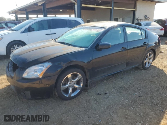 2007 Nissan Maxima 3.5 SL with VIN 1N4BA41E37C842742, listed as a Copart auction lot 88297005 with 201,818 mi miles and Salvage Title. Bid and sale history available at carsss.com. Image 1.