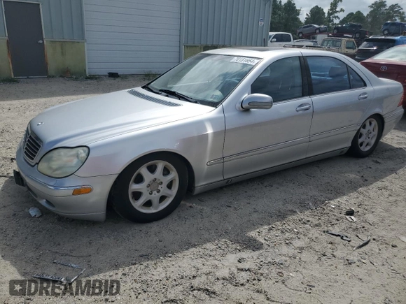 2000 Mercedes-Benz S-Class with VIN WDBNG75J6YA043807, listed as a Copart auction lot 70151654 with 0 mi miles and Clean Title. Bid and sale history available at carsss.com. Image 1.