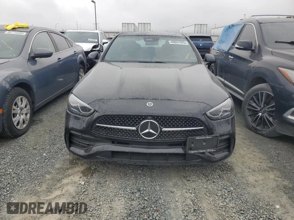 2023 Mercedes-Benz C 300 with VIN W1KAF4GB9PR137368, listed as a Copart auction lot 49847045 with 18,452 mi miles and Salvage Title. Bid and sale history available at carsss.com. Image 5.