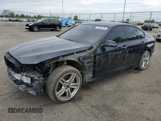 2016 BMW 5 Series 550i xDrive with VIN WBAKP9C56GG587402, listed as a Copart auction lot 56250765 with 46,374 mi miles and Salvage title. Bid and sale history available at DreamBid. Image 1.