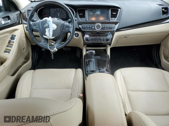 2014 Kia Cadenza Premium with VIN KNALN4D75E5139772, listed as a Copart auction lot 70265124 with 57,907 mi miles and Salvage Title. Bid and sale history available at carsss.com. Image 8.