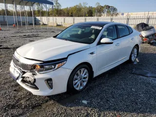 2018 Kia Optima LX with VIN 5XXGT4L38JG203575, listed as a Copart auction lot 51534125 with 98,579 mi miles and Salvage title. Bid and sale history available at DreamBid. Image 1.