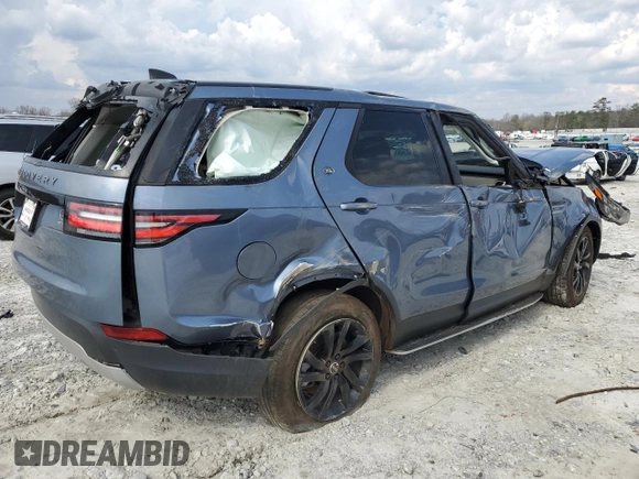 2018 Land Rover Discovery HSE with VIN SALRR2RV4JA072430, listed as a Copart auction lot 48928285 with 0 mi miles and Salvage Title. Bid and sale history available at carsss.com. Image 3.