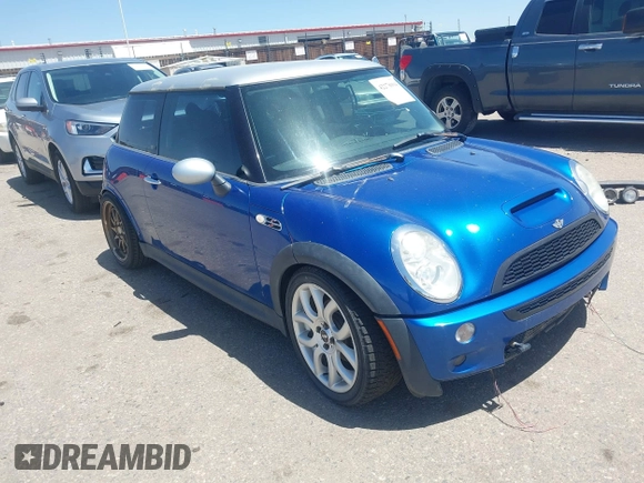 2006 MINI Hardtop S with VIN WMWRE33576TL24276, listed as a IAAI auction lot 42278094 with 148,269 mi miles and . Bid and sale history available at DreamBid. Image 1.
