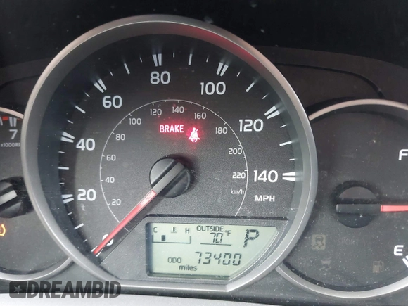 2016 Toyota RAV4 LE with VIN JTMBFREV9GJ097512, listed as a IAAI auction lot 41840323 with 73,400 mi miles. Bid and sale history available at carsss.com. Image 14.