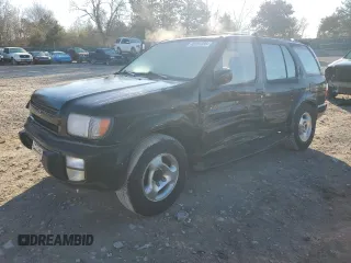 1998 Infiniti QX4 with VIN JNRAR05YXWW025938, listed as a Copart auction lot 49781395 with 111,967 mi miles and Salvage Title. Bid and sale history available at DreamBid. Image 1.