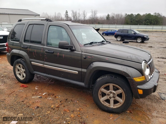 2006 Jeep Liberty Limited with VIN 1J8GL58K86W155922, listed as a Copart auction lot 84257774 with 130,141 mi miles and Salvage Title. Bid and sale history available at carsss.com. Image 4.
