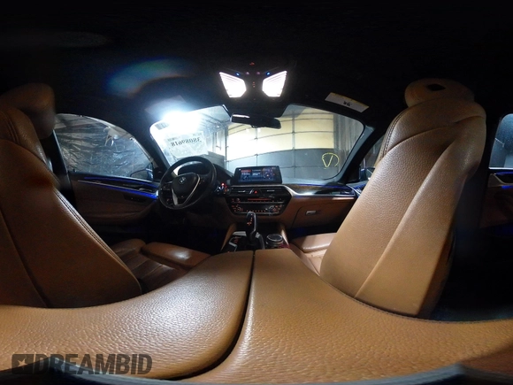 2017 BMW 5 Series 530i xDrive with VIN WBAJA7C35HG905401, listed as a IAAI auction lot 38089618 with 107,692 mi miles and . Bid and sale history available at carsss.com. Image 18.