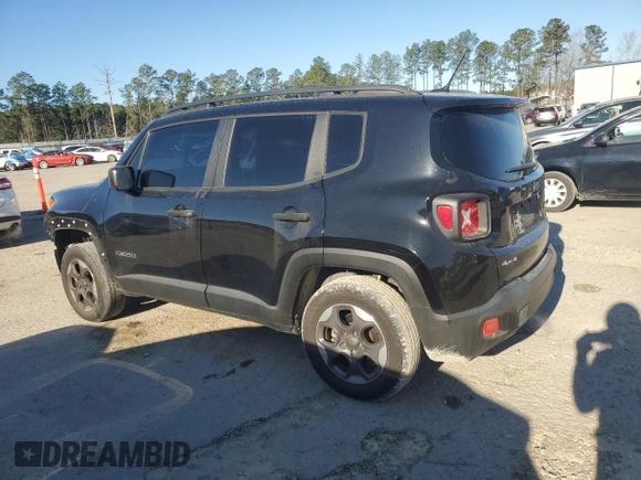 2017 Jeep Renegade Sport with VIN ZACCJBABXHPG53219, listed as a Copart auction lot 48869935 with 98,914 mi miles and Salvage Title. Bid and sale history available at carsss.com. Image 2.