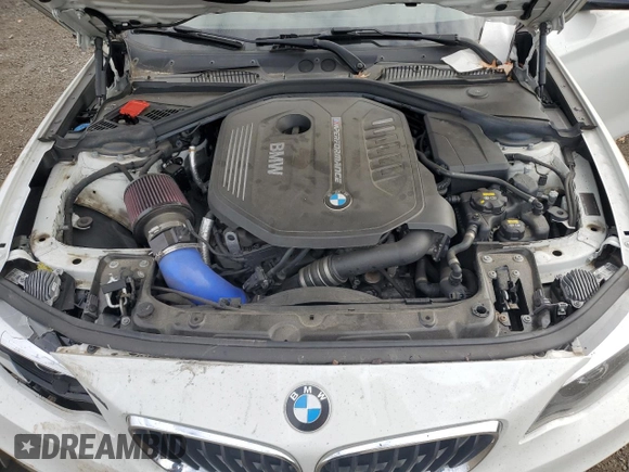 2018 BMW 2 Series M240i with VIN WBA2J5C56JVB28001, listed as a Copart auction lot 77845314 with 0 mi miles and Salvage Title. Bid and sale history available at carsss.com. Image 13.
