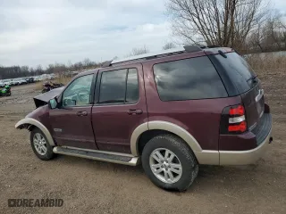 2006 Ford Explorer Eddie Bauer with VIN 1FMEU74E76UB26412, listed as a Copart auction lot 49594225 with 134,340 mi miles and Salvage Title. Bid and sale history available at carsss.com. Image 2.