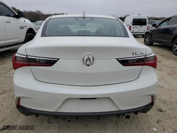 2020 Acura ILX w/Premium Pkg with VIN 19UDE2F77LA004260, listed as a Copart auction lot 49062155 with 31,128 mi miles and Salvage Title. Bid and sale history available at carsss.com. Image 6.