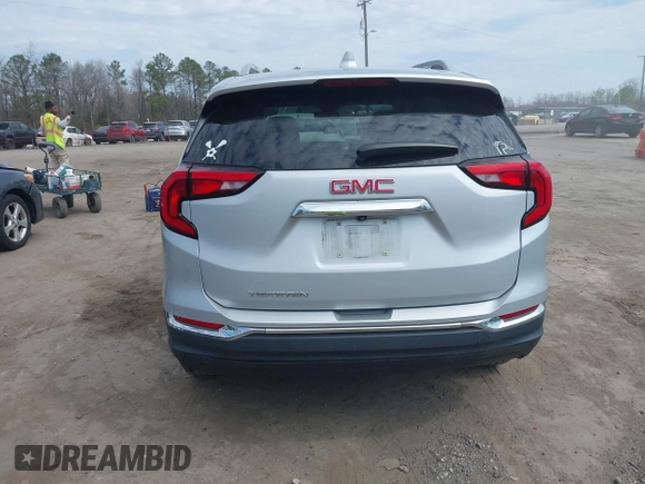 2019 GMC Terrain SLT with VIN 3GKALPEV8KL198121, listed as a IAAI auction lot 41877712 with 95,974 mi miles. Bid and sale history available at carsss.com. Image 16.