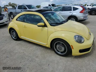 2012 Volkswagen Beetle 2.5L w/Sun/Sound/Nav PZEV with VIN 3VWJP7AT0CM637504, listed as a Copart auction lot 74178144 with 0 mi miles and Non Repairable. Bid and sale history available at carsss.com. Image 4.