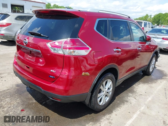 2014 Nissan Rogue SV with VIN 5N1AT2MT0EC849834, listed as a IAAI auction lot 41990792 with 93,582 mi miles and . Bid and sale history available at DreamBid. Image 4.