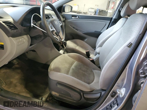 2016 Hyundai Accent SE with VIN KMHCT4AE5GU991927, listed as a Copart auction lot 58216255 with 115,145 mi miles and Clean title. Bid and sale history available at DreamBid. Image 7.