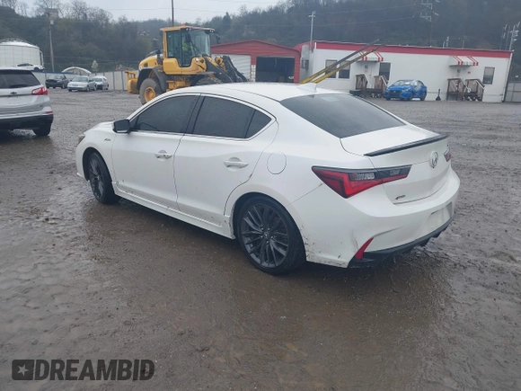 2022 Acura ILX Premium with VIN 19UDE2F82NA005781, listed as a IAAI auction lot 42002849 with 24,795 mi miles and . Bid and sale history available at DreamBid. Image 3.