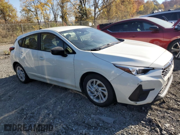2024 Subaru Impreza with VIN JF1GUABC3R8274555, listed as a Copart auction lot 44628165 with 2,814 mi miles and Salvage Title. Bid and sale history available at carsss.com. Image 4.