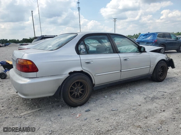 1999 Honda Civic VP with VIN 2HGEJ6618XH538197, listed as a Copart auction lot 59549414 with 180,241 mi miles and Salvage Title. Bid and sale history available at carsss.com. Image 3.