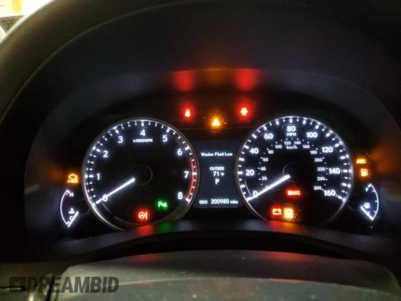 2013 Lexus GS 350 с VIN JTHCE1BL2D5018261, выставлен на аукционе Copart как лот 57153585 с пробегом 200 980 миль миль и Списание • Salvage title. История ставок и продаж доступна на DreamBid. Изображение 9.