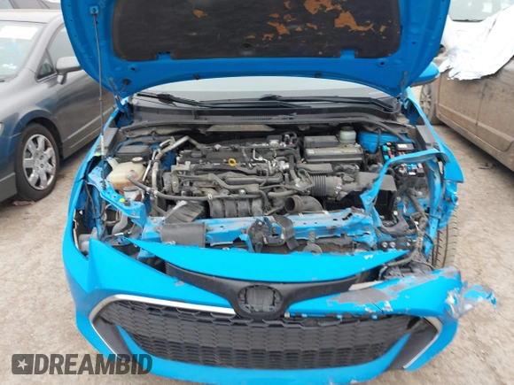 2019 Toyota Corolla Hatchback SE with VIN JTNK4RBEXK3033062, listed as a IAAI auction lot 41471618 with 195,001 mi miles. Bid and sale history available at carsss.com. Image 10.
