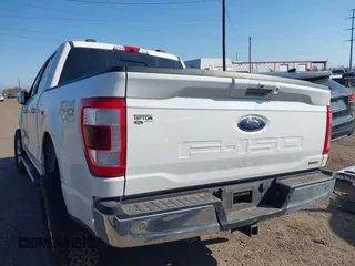 2022 Ford F-150 XL with VIN 1FTFW1E83NFA67841, listed as a IAAI auction lot 41489029 with 34,505 mi miles. Bid and sale history available at carsss.com. Image 3.