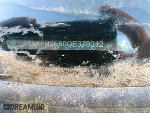 2012 Honda Civic LX z VIN 19XFB2F50CE378012, wystawiony jako IAAI lot #37710006 z przebiegiem Nie podano mil oraz . Historia ofert i sprzedaży dostępna na DreamBid. Obrazek 9.