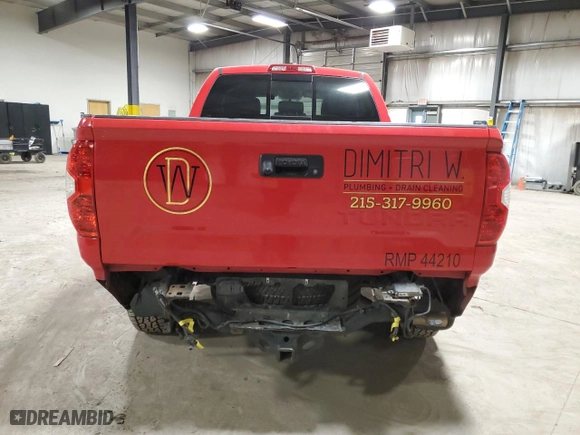 2016 Toyota Tundra 4WD Truck SR with VIN 5TFUY5F12GX556934, listed as a Copart auction lot 87608125 with 107,467 mi miles and Salvage Title. Bid and sale history available at carsss.com. Image 6.
