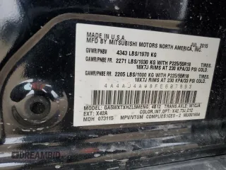2015 Mitsubishi Outlander Sport GT z VIN 4A4AJ4AW8FE607893, wystawiony jako Copart lot #54538695 z przebiegiem 88 214 mil mil oraz Szkoda całkowita • Salvage title. Historia ofert i sprzedaży dostępna na DreamBid. Obrazek 12.
