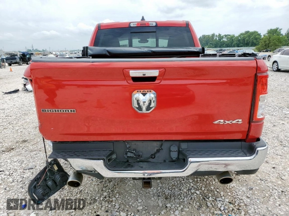 2019 Ram 1500 Big Horn с VIN 1C6SRFFT5KN879592, выставлен на аукционе Copart как лот 59029515 с пробегом 96 470 миль миль и Списание • Salvage title. История ставок и продаж доступна на DreamBid. Изображение 6.