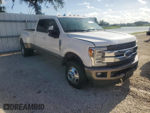 2019 Ford F-350 XL with VIN 1FT8W3DT9KEC28477, listed as a Copart auction lot 60122745 with Not provided miles and Salvage title. Bid and sale history available at DreamBid. Image 4.