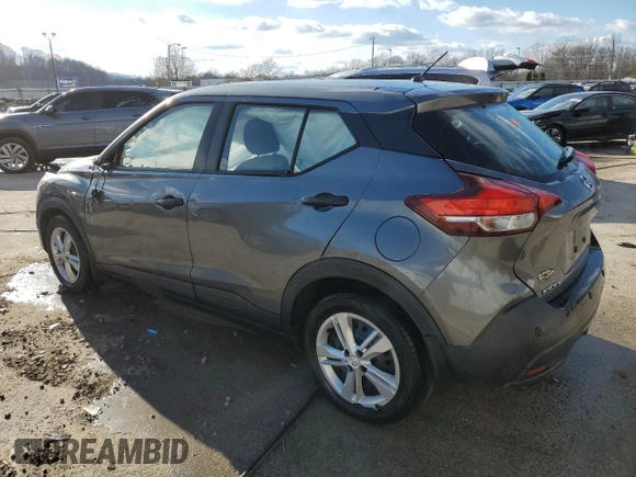 2020 Nissan Kicks S z VIN 3N1CP5BV0LL506033, wystawiony jako Copart lot #86300524 z przebiegiem Nie podano mil oraz Szkoda całkowita • Salvage title. Historia ofert i sprzedaży dostępna na DreamBid. Obrazek 2.