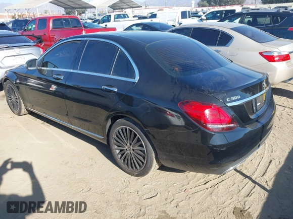 2021 Mercedes-Benz C 300 with VIN W1KWF8DB1MR609950, listed as a IAAI auction lot 41119142 with 41,842 mi miles and . Bid and sale history available at carsss.com. Image 3.