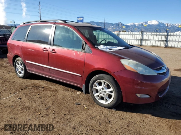 2006 Toyota Sienna XLE with VIN 5TDZA22C36S499373, listed as a Copart auction lot 88601455 with 187,179 mi miles and Non Repairable. Bid and sale history available at carsss.com. Image 4.