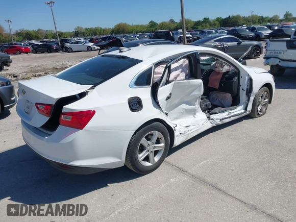 2020 Chevrolet Malibu LS with VIN 1G1ZB5STXLF012642, listed as a IAAI auction lot 41777011 with 69,100 mi miles and . Bid and sale history available at DreamBid. Image 4.