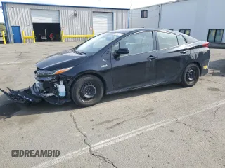 2020 Toyota Prius Prime LE with VIN JTDKARFP4L3144801, listed as a Copart auction lot 52203145 with 27,469 mi miles and Salvage Title. Bid and sale history available at carsss.com. Image 1.