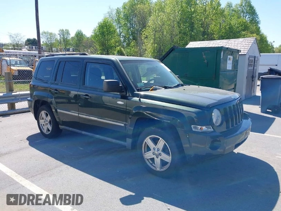 2010 Jeep Patriot Sport with VIN 1J4NF1GB3AD623781, listed as a IAAI auction lot 42053570 with 87,253 mi miles. Bid and sale history available at carsss.com. Image 1.