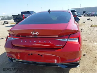 2023 Hyundai Elantra Limited with VIN KMHLP4AG7PU607958, listed as a IAAI auction lot 41854130 with 57,875 mi miles. Bid and sale history available at carsss.com. Image 16.